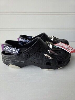 Crocs Classic All Terrain Clog Marvel Black Panther Wakanda Forever Unisex M7 W9